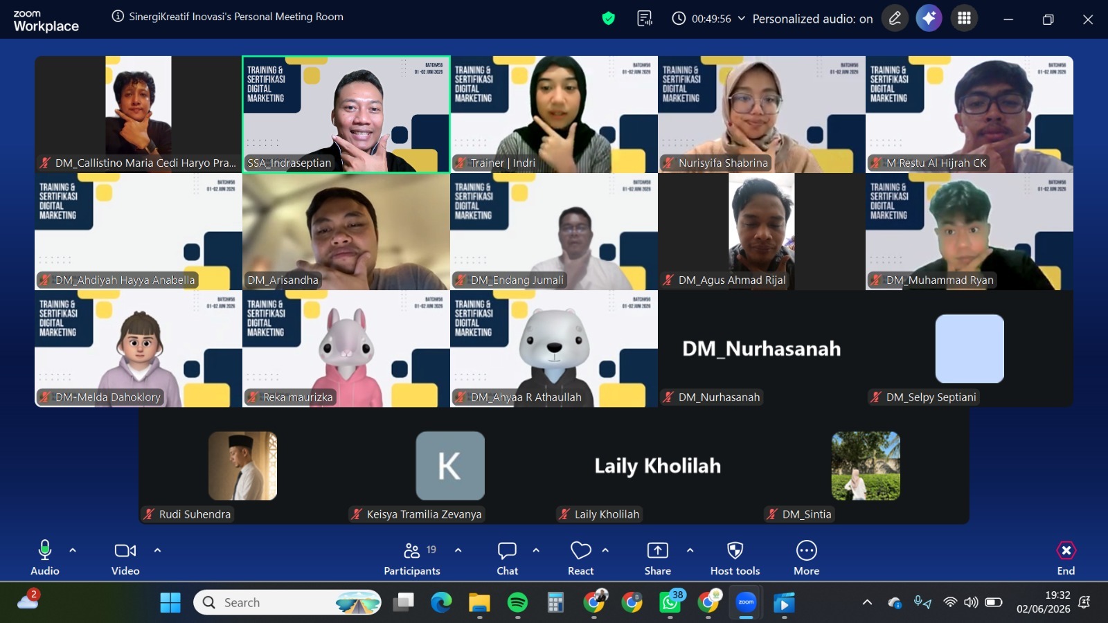 Pelatihan Sertifikasi BNSP